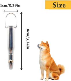 img 1 attached to 🐶 TuHeeHuT Dog Whistle: Ultrasonic Bullet-Shaped Training Whistle for Effective Barking Control and Dog Recall