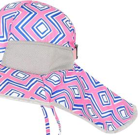 img 2 attached to 🧢 Stay Protected under the Aenmt Kids Sun Hats - UPF 50+ Sun Protection Hat with Neck Flap for Age 3-12