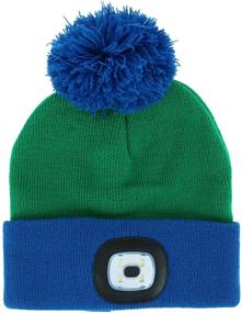 img 2 attached to 🧢 Night Scout Kids Rechargeable Beanie: The Ultimate Boys' Accessory for Hats & Caps