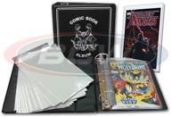 📚 bcw comic collector kit with album, pages, bags, and backing boards: ultimate starter pack for comic book collecting logo