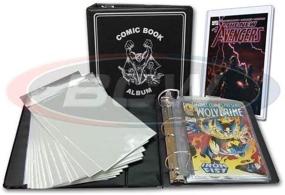 img 1 attached to 📚 BCW Comic Collector Kit with Album, Pages, Bags, and Backing Boards: Ultimate Starter Pack for Comic Book Collecting