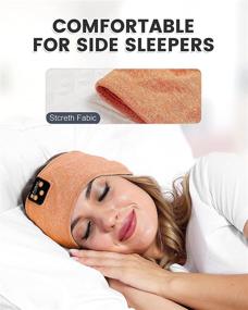 img 3 attached to 💤 Ultra-Soft Sleep Headphones Bluetooth Headband for Side Sleepers - Perytong Sleeping Headphones Music Sports Headband - Ideal Sleeping Gifts for Men and Women