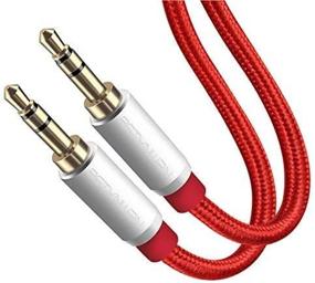 img 3 attached to 🎧 12ft Aux Cable - Bstxnwen Nylon Braided 3.5mm Male to Male Stereo Audio Cord for iPhones, Fire HD Tablets, Sony/Beats Headphones, Home/Car Stereos & More