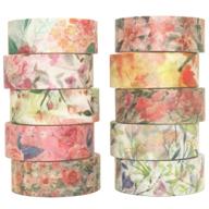 🌸 yubbaex spring flowers masking decorative scrapbooking & stamping adhesive: add floral elegance to craft projects logo
