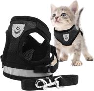 🐱 toulifly cat harness and lead set - escape proof, reflective strips, adjustable vest harness for small medium cats and dogs logo