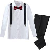 formal outfit toddler suspender suits boys' clothing for suits & sport coats logo