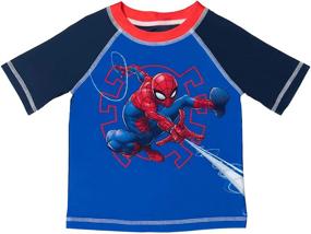 img 3 attached to 🕷️ Marvel Avengers Spider Man Toddler Trunks: Boys' Clothing and Swimwear Combo