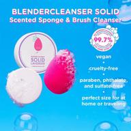 🔮 beautyblender blendercleanser lavender solid: vegan, cruelty-free & made in the usa - 1 oz. for cleaning makeup sponges, brushes & applicators logo