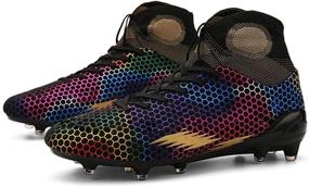 img 3 attached to 👟 High-Performance Football Shoes for Men - WELRUNG 9.5, Designed for Athleticism and Durability