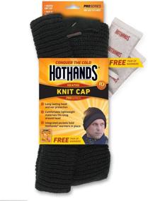 img 1 attached to 🔥 Warmth at Your Fingertips: HotHands Heated Knit Cap