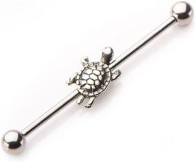 img 3 attached to Turtle Industrial Barbell Surgical Steel