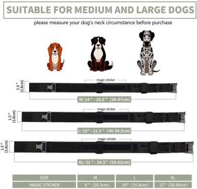 img 1 attached to Adjustable Tactical Dog Collar for Medium and Large Dogs with Handle and Heavy Metal Buckle - Nylon K9 Training Collar