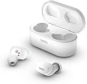 img 4 attached to 🎧 Belkin SoundForm True Wireless Earbuds: IPX5 Sweat/Water Resistant with Deep Bass for iPhones, Androids, and More (White)