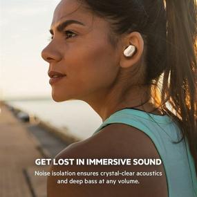 img 3 attached to 🎧 Belkin SoundForm True Wireless Earbuds: IPX5 Sweat/Water Resistant with Deep Bass for iPhones, Androids, and More (White)