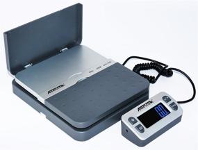 img 3 attached to 📦 ACCUTECK ShipPro 110 lbs x 0.1 oz. Digital Shipping Scale, Gray (W-8580-110-Gray), 11-5/8" W x 9-1/2" H Overall, 9" H Body