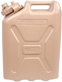 img 1 attached to 🏜️ 5-Gallon Desert Sand LCI Plastic Water Can