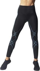 img 4 attached to 🩳 Women's Mid Rise Full Length Stabilyx Compression Leggings for Enhanced Support - CW-X