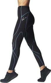 img 3 attached to 🩳 Women's Mid Rise Full Length Stabilyx Compression Leggings for Enhanced Support - CW-X