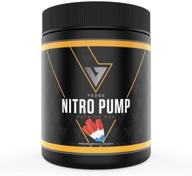 🌱 vedge nutrition patriot pop nitro pump - vegan pre-workout (stim-free) | dairy-free, soy-free, non-gmo | long-lasting energy with no crash | 40 servings logo