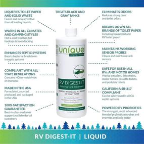 img 2 attached to 🚽 Powerful RV Digest-It: Eliminate Odors & Break Down Waste with this Concentrated Liquid Toilet Treatment (16 Treatments, 32 oz.) - 413-az
