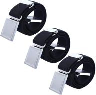 3-pack adjustable magnetic belts for kids 👦 - convenient magnetic buckle belts for boys and girls logo