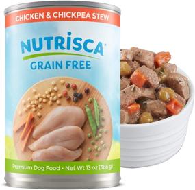 img 4 attached to Dogswell NUTRISCA 13 oz. Cans - Premium Grain Free Wet Dog Food, 12 Count