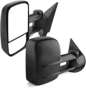 img 4 attached to 🔌 YITAMOTOR Power Heated Towing Mirrors for 07-13 Chevy Silverado GMC Sierra 1500/2500/3500 Yukon - Pair Set