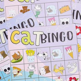 img 2 attached to 🐱 Fun and Entertaining Cat Bingo Game Set for Birthday Parties - 36 Pieces