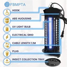 img 1 attached to 🪰 FBMPTA Bug Zapper Mosquito Killer: Effective Flying Insect Control for Home and Garden