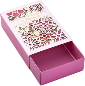 img 1 attached to Hallmark Paper Wonder Mother's Day Gift Box – Mom, Pink/Gold Glitter, Flowers - Small Slide Box for Moms, Grandmas, Nanas, and Mom Squads