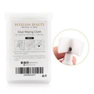 beyelian lint-free dry pads eyelash extension supplies 🧻 for glue removal - non-woven fabric wiper - 180 pack logo