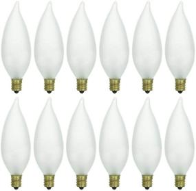 img 4 attached to Frosted Candelabra Shaped Incandescent Chandelier: Industrial Electrical Illumination Solution