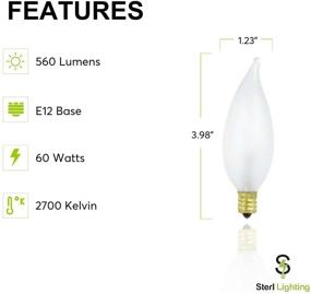 img 3 attached to Frosted Candelabra Shaped Incandescent Chandelier: Industrial Electrical Illumination Solution