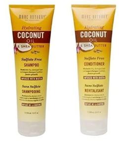 img 1 attached to Professional Marc Anthony Hydrating Coconut Oil & Shea Butter Set (Shampoo & Conditioner) for True Hair Care