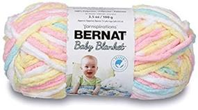 img 3 attached to Bernat Baby Blanket 3616 Pitter Patter: The Perfectly Cozy Blanket for Your Little One