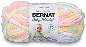 img 2 attached to Bernat Baby Blanket 3616 Pitter Patter: The Perfectly Cozy Blanket for Your Little One