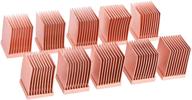 🔥 alphacool 17426 gpu ram copper heatsinks - 10x10mm (10pcs) | passive coolers for efficient air cooling logo