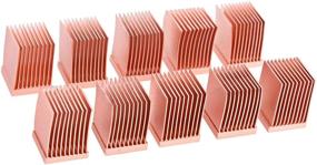 img 4 attached to 🔥 Alphacool 17426 GPU RAM Copper Heatsinks - 10x10mm (10pcs) | Passive Coolers for Efficient Air Cooling