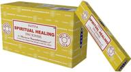 🌿 satya nag champa spiritual healing incense sticks - 12 count: uplift your spirit with restorative aromatherapy логотип