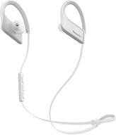 panasonic wings ultra-light wireless bluetooth sport earphones white (rp-bts35-w) logo