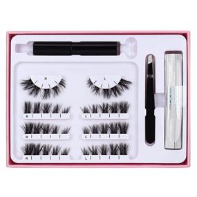 img 3 attached to 💯 BEPHOLAN DIY Eyelash Extension Kit - 3D Segmented Individual Cluster Lashes with Tweezer and Professional Cluster Glue - Cluster Volume Pre-Cut Lashes Set - Easy to Use, Reusable Home Eyelash Kit - XMZ297