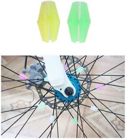 img 3 attached to Enhance Your Bike with 144 pcs Luminous Colorful Spokes Bead Set - Assorted Colors, Perfect Bike Decoration Accessories for Kids - DonLeeving Luckycivia