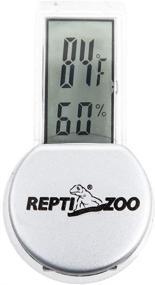 img 4 attached to 🦎 REPTI ZOO Reptile Thermometer Hygrometer with Suction Cup, Digital Temperature and Humidity Gauge for Reptile Rearing Box Terrarium Tank, Bearded Dragon, Fahrenheit (℉)