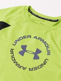 img 2 attached to Рашгард для мальчиков Under Armour, белый, детская одежда для мальчиков