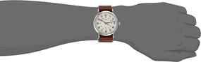 img 2 attached to 🕐 Стильные часы Timex Weekender для мужчин 40 мм: универсальный и вечный дизайн