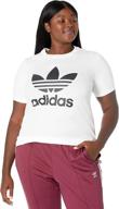 👕 adidas originals women's adicolor classics trefoil tee: timeless comfort and style logo