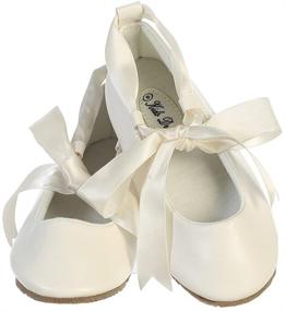 img 4 attached to Ballet-inspired Elegance: Discover iGirlDress Dazzling Ballerina Flats with Satin Ribbon Ties