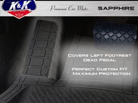 img 2 attached to Sapphire Automotive Floor Mat All Weather Interior Accessories