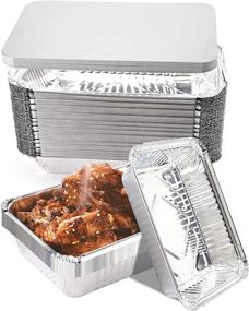 img 4 attached to Yesland Aluminum Containers Roasting Broiling