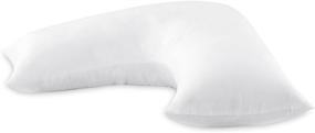 img 1 attached to 🌙 I AM The Large Boomerang Pillow, Pack of 1, White: Premium Comfort and Support